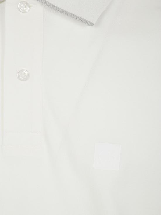 25SS 씨피 컴퍼니 폴로 티셔츠 18CLPL001A005263W 103 WHITE - C.P. COMPANY
