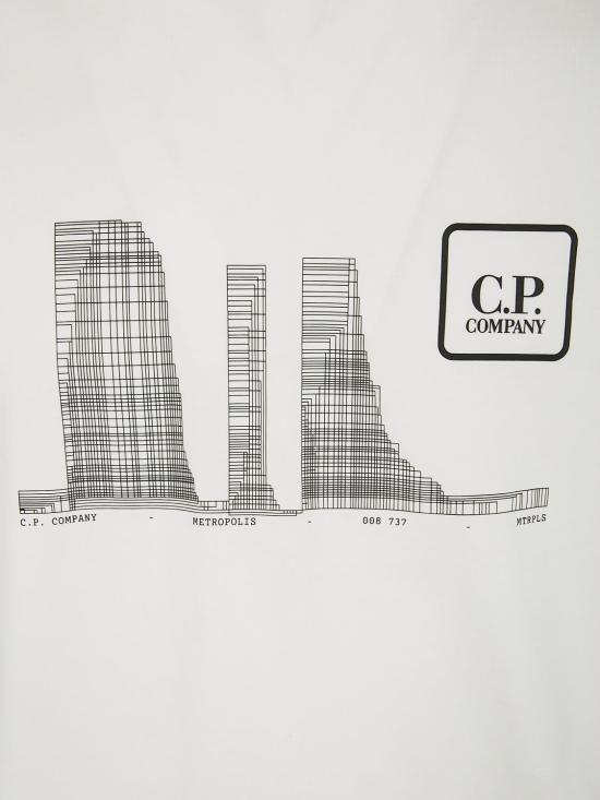 25SS 씨피 컴퍼니 반팔 티셔츠 18CLTS048A006370W 103 WHITE - C.P. COMPANY