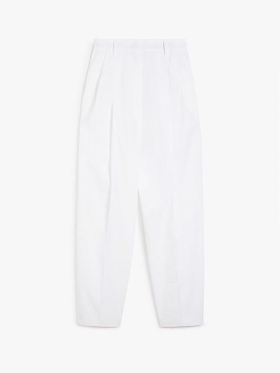 25SS 막스마라 스포츠막스 스트레이트 팬츠 2512131142600 001 WHITE