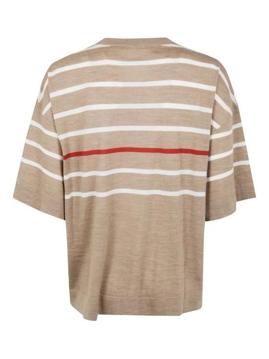 25SS 브루넬로 쿠치넬리 스웨터 M14808320 CLN87 BROWN - BRUNELLO CUCINELLI