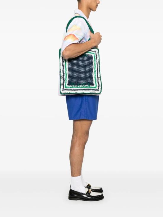 25SS 카사블랑카 숄더백 APS25BAG12001 NAVY BLUE - CASABLANCA