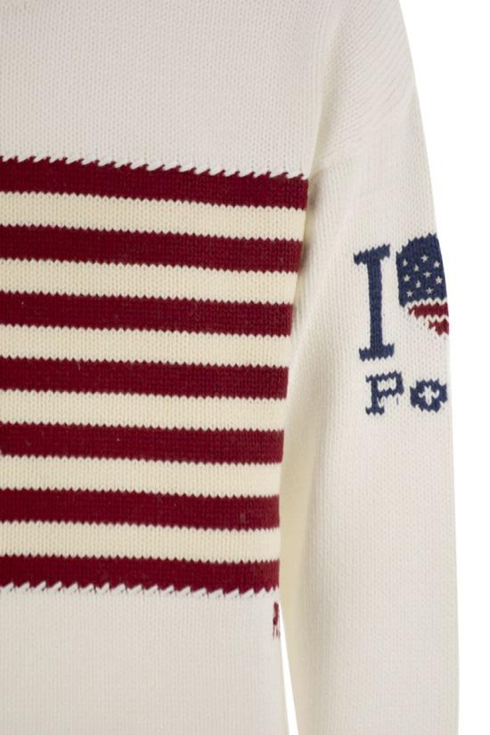 25SS 폴로 랄프로렌 스웨터 710962906 001 WHITE - POLO RALPH LAUREN