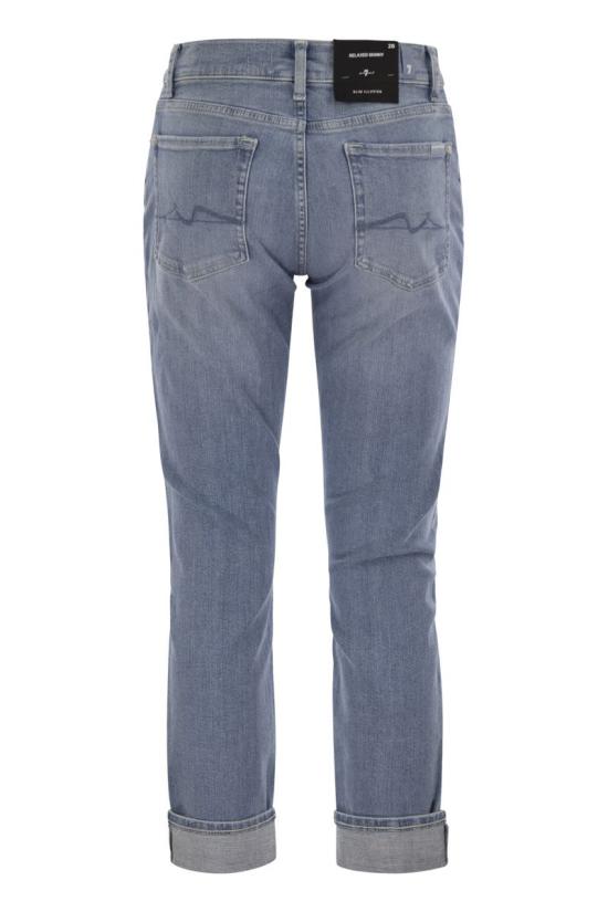 25SS 세븐포올맨카인드 스트레이트 팬츠 7U219C12 BLOOM MEDIUM DENIM - 7 FOR ALL MANKIND