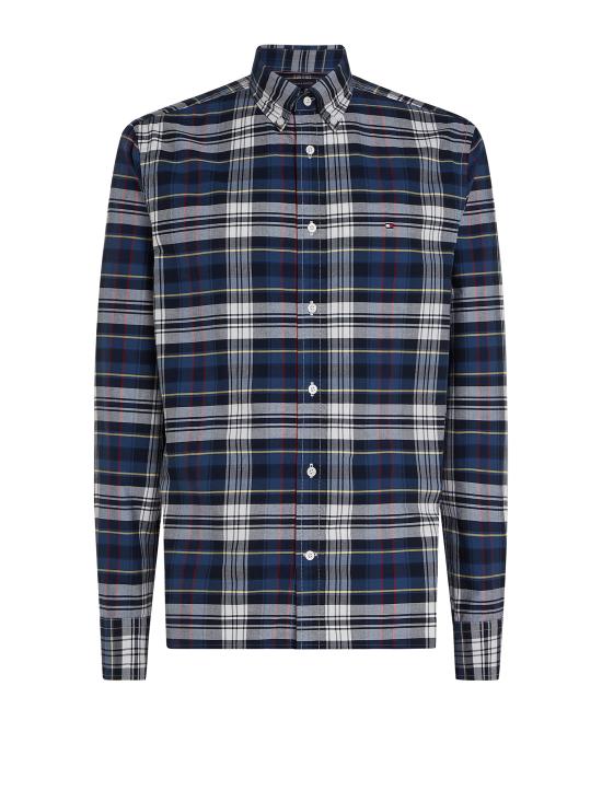 25SS 타미힐피거 긴팔 셔츠 MW0MW375660GZ AEGEAN SEA ALLOVER