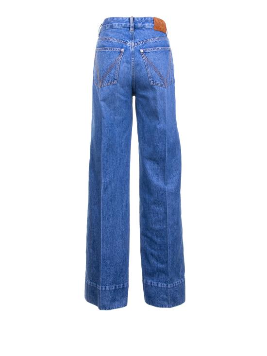 25SS 보테가베네타 스트레이트 팬츠 813509V42W04715 MID BLUE - BOTTEGA VENETA