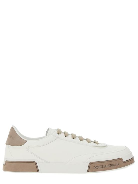 25SS 돌체앤가바나 카프스킨 포르토피노 요트 스니커즈 A20190A66788S375 BIANCO TORTORA