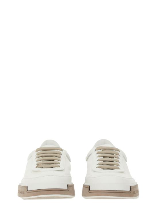 25SS 돌체앤가바나 카프스킨 포르토피노 요트 스니커즈 A20190A66788S375 BIANCO TORTORA - DOLCE & GABBANA