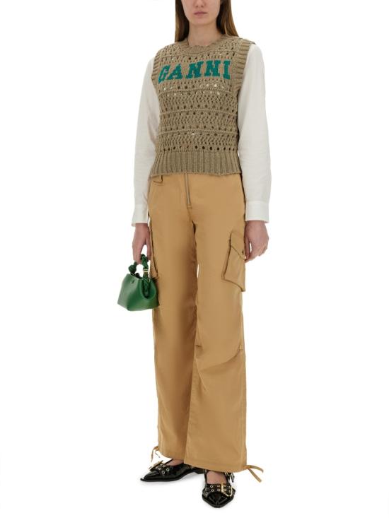 25SS 가니 스트레이트 팬츠 W0506 061 BEIGE - GANNI