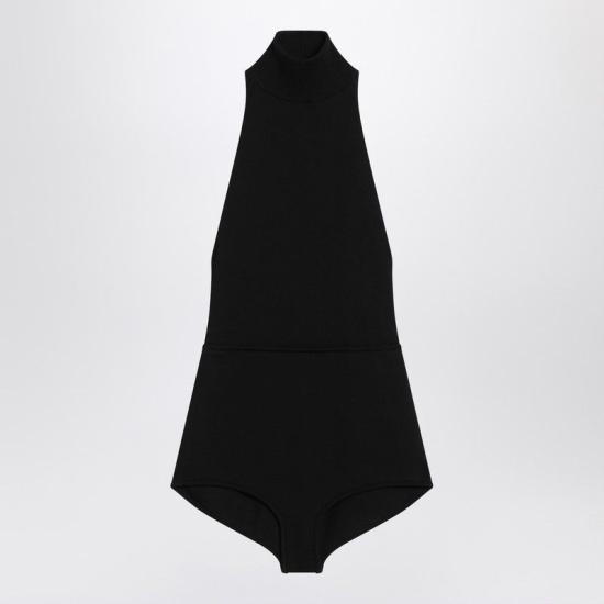 25SS 막스마라 바디수트 티셔츠 APOGEO1234CO 012 BLACK