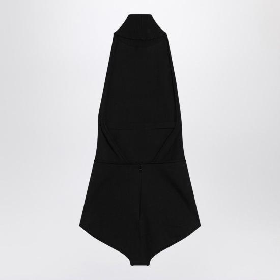 25SS 막스마라 바디수트 티셔츠 APOGEO1234CO 012 BLACK - MAX MARA