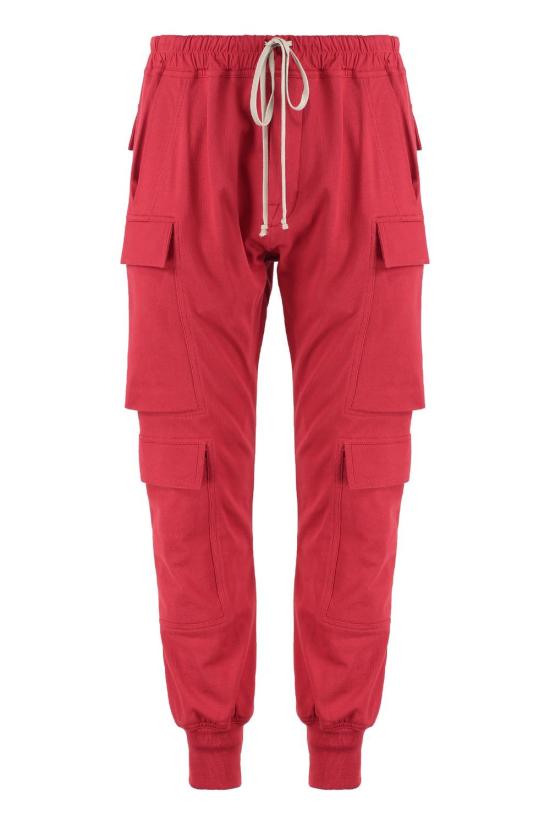 25SS 릭 오웬스 스트레이트 팬츠 RU01D3337BA 03 red