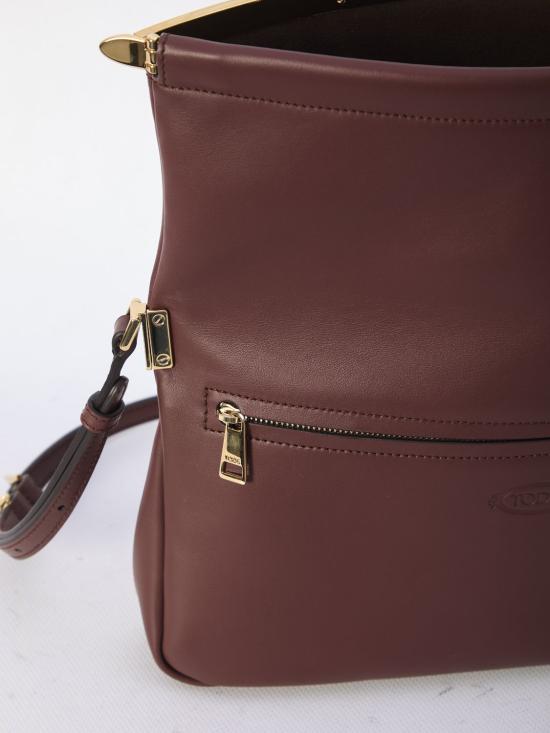 25SS 토즈 숄더백 XBWCRNW0200UCT S202 Red purple or grape - TODS