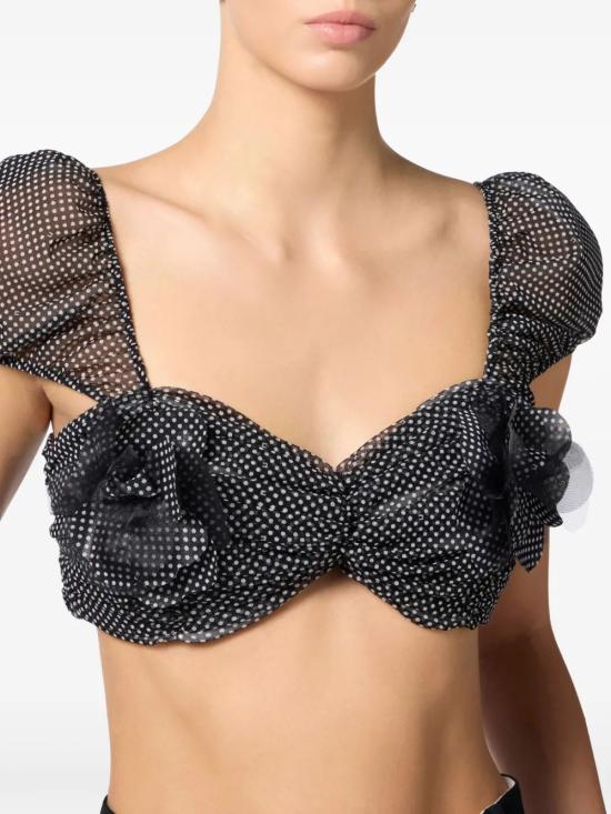 25SS 엘리자베타프랜치 반팔 티셔츠 TO03652E2 685 NERO BURRO - ELISABETTA FRANCHI