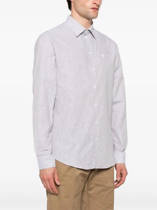 25SS 엠포리오 아르마니 긴팔 셔츠 EM000099TE14113 F6016 - EMPORIO ARMANI