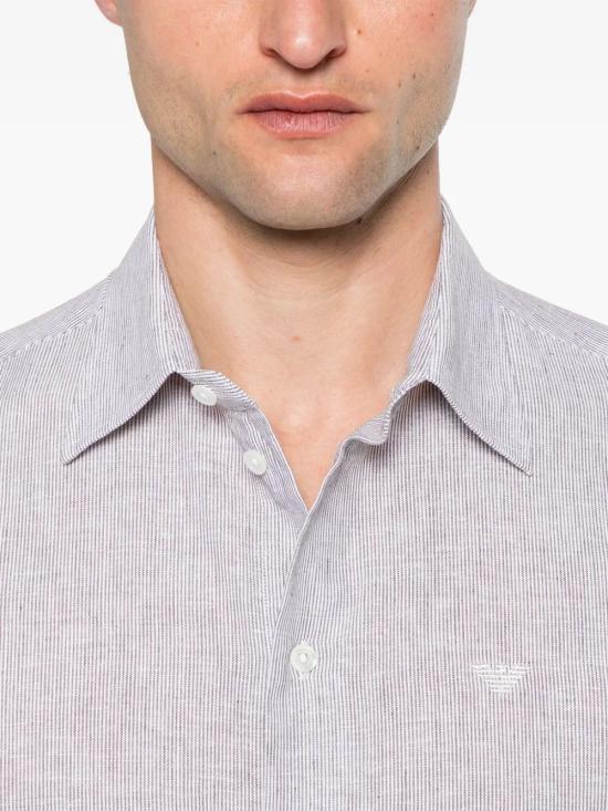 25SS 엠포리오 아르마니 긴팔 셔츠 EM000099TE14113 F6016 - EMPORIO ARMANI