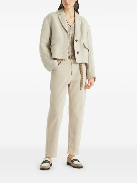 25SS 브루넬로 쿠치넬리 스트레이트 팬츠 MB057P5319C7192 - BRUNELLO CUCINELLI