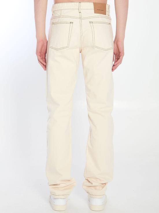 25SS 아미 클래식 핏 데님 팬츠 HTR001DE0039 WHITECREAM - AMI