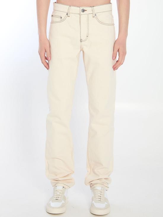 25SS 아미 클래식 핏 데님 팬츠 HTR001DE0039 WHITECREAM