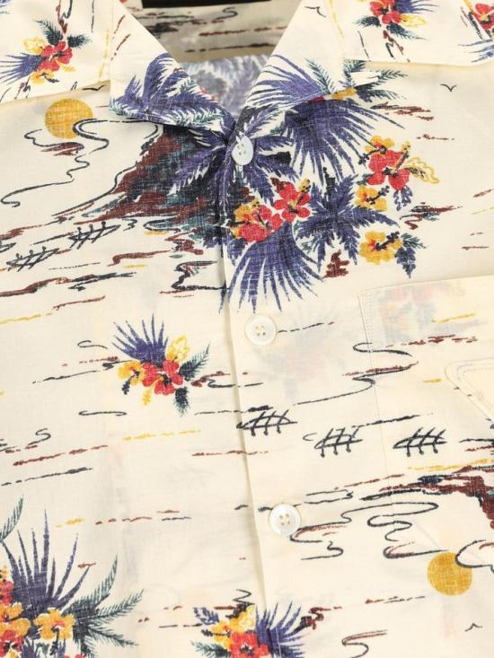 25SS 프라다 반팔 셔츠 UCS41416YK VANILLA - PRADA