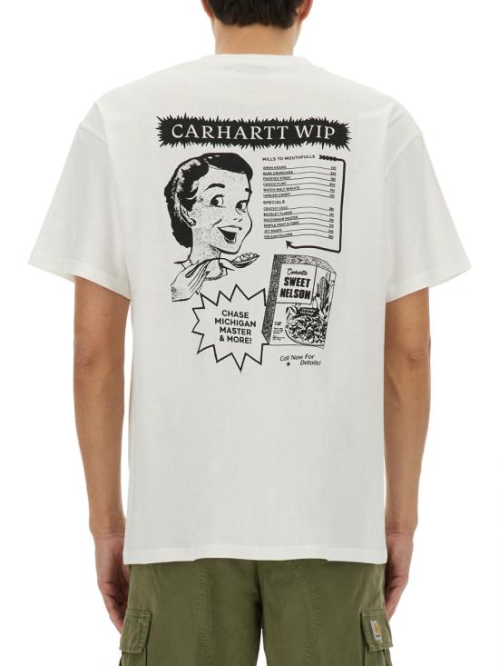 25SS 칼하트 WIP 반팔 티셔츠 I034644 00AXX WHITE - CARHARTT WIP