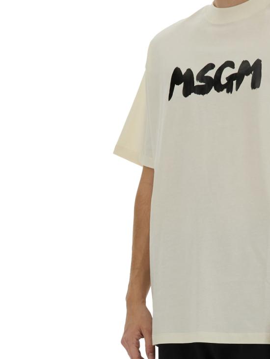25SS 엠에스지엠 반팔 티셔츠 3840MM105 25700202 IVORY - MSGM