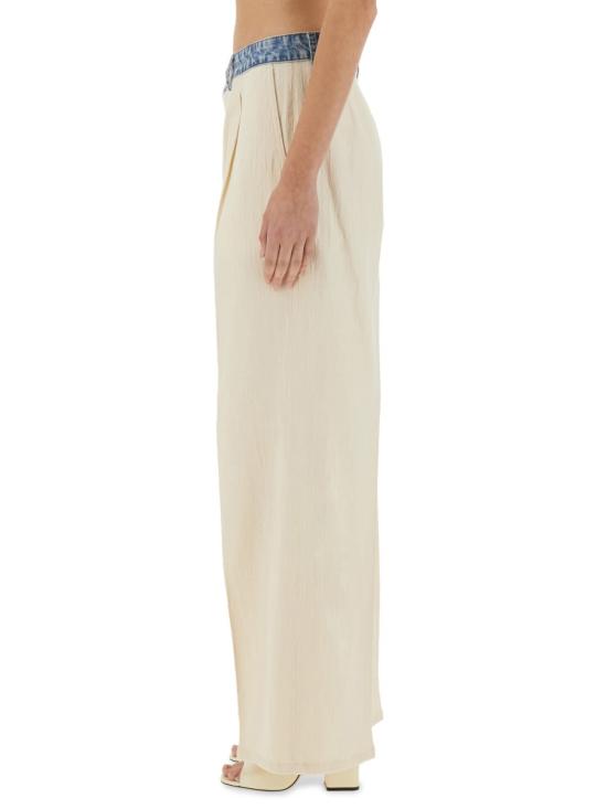 25SS 모스키노 스트레이트 팬츠 03463717 1463 IVORY - MOSCHINO