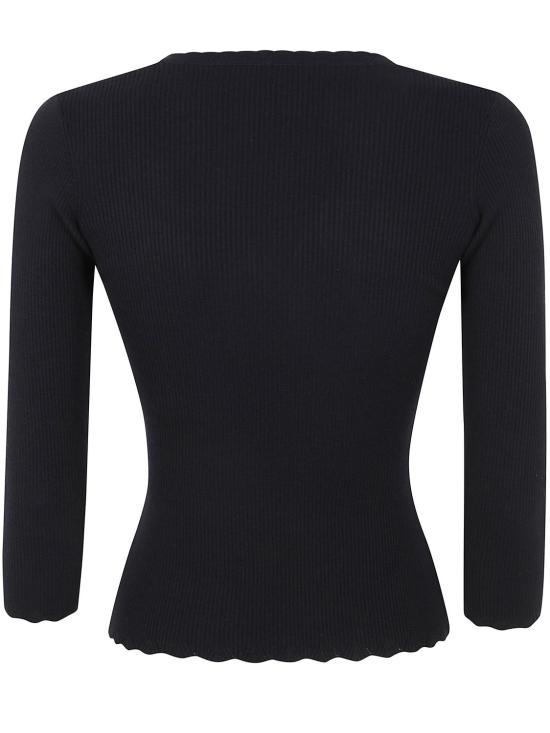 25SS 엘리자베타프랜치 스웨터 MK54S51E2 110 BLACK - ELISABETTA FRANCHI