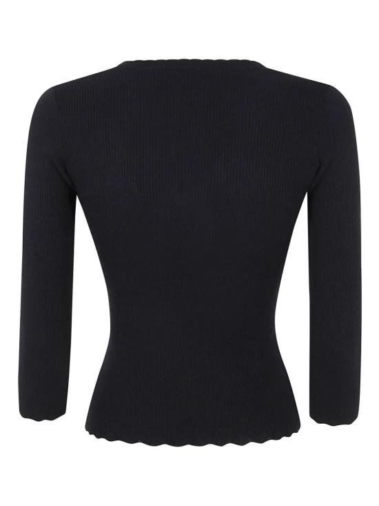 25SS 엘리자베타프랜치 스웨터 MK54S51E2 110 BLACK - ELISABETTA FRANCHI