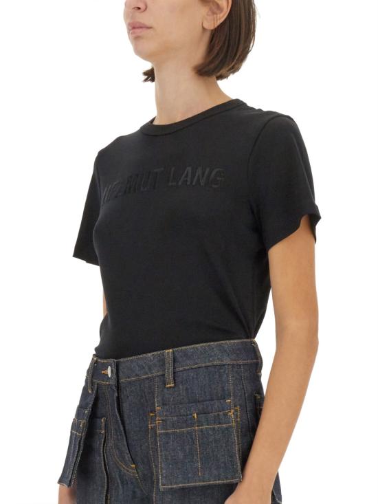 25SS 헬무트랭 반팔 티셔츠 O06HW505 001 BLACK - HELMUT LANG