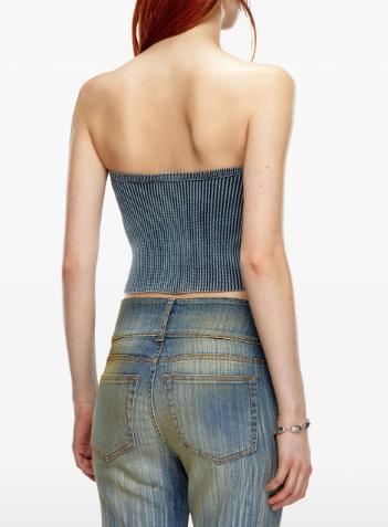 25SS 디젤 민소매 티셔츠 A14813 0ANAH8AT DENIM - DIESEL