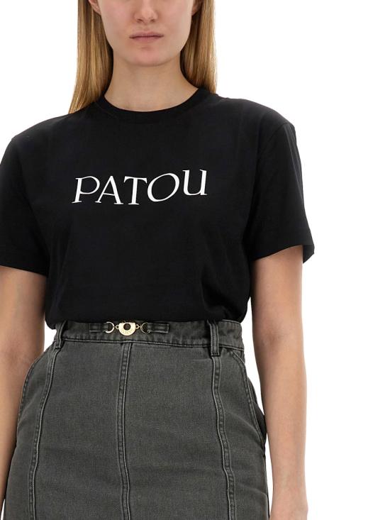 25SS 파투 반팔 티셔츠 JE029 9999999B BLACK - PATOU