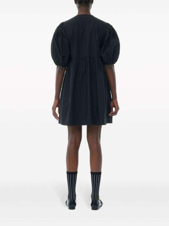 25SS 가니 미디 원피스 F9005 099 BLACK - GANNI