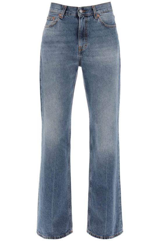  하이쿠레 스트레이트 팬츠 HEW03185DF105 L0772 BLUE