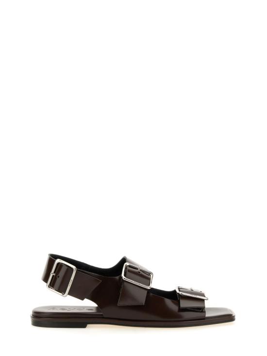 25SS 에이드 샌들 BRNS08FL65 MOKA DARK BROWN