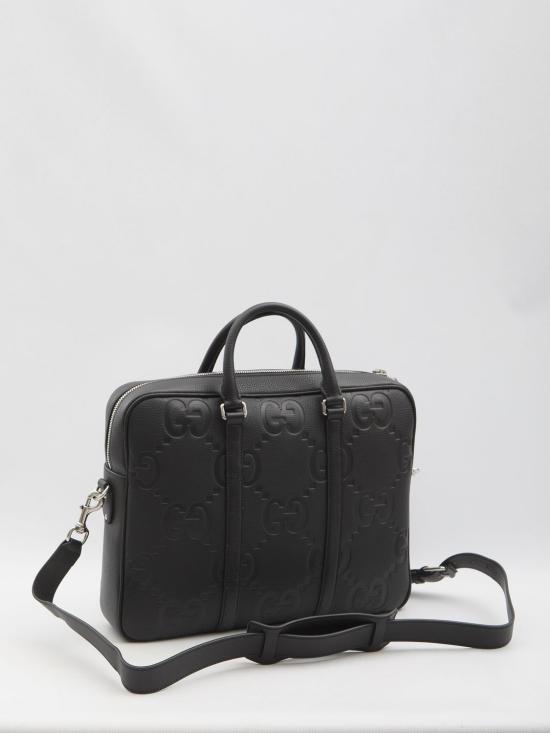 25SS 구찌 점보 GG 브리프케이스 792264AABY0 1000 BLACK - GUCCI
