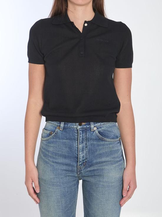 25SS 몽클레어 반팔 티셔츠 9A00004M6440 999 BLACK