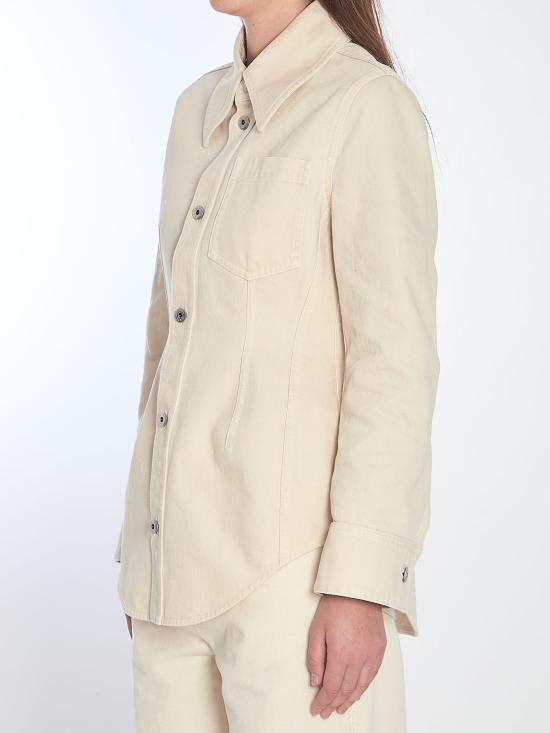 25SS 보테가베네타 블라우스 829180V5DV0 9247 CREAM - BOTTEGA VENETA