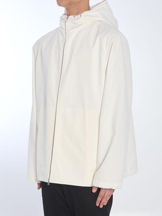 25SS 구찌 립스톱 코튼 윈드브레이커 804962ZAIAK 9174 WHITE - GUCCI