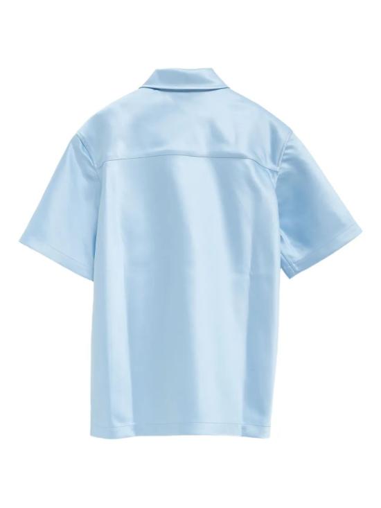 25SS 카사블랑카 반팔 셔츠 MS25SH15401 BLUE - CASABLANCA