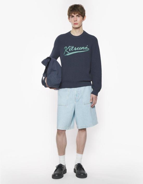 25SS 메종키츠네 스웨터 OM00808KT1137 SLATEGREY - MAISON KITSUNE