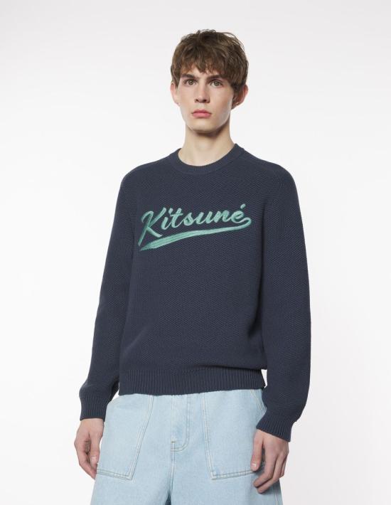 25SS 메종키츠네 스웨터 OM00808KT1137 SLATEGREY - MAISON KITSUNE