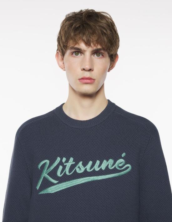 25SS 메종키츠네 스웨터 OM00808KT1137 SLATEGREY - MAISON KITSUNE