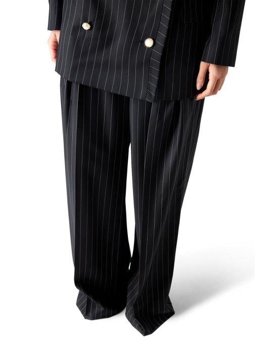 25SS 카사블랑카 스트레이트 팬츠 WS25TR29802 BLACK - CASABLANCA