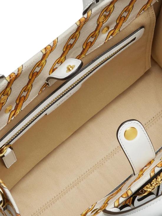 25SS 베르사체 La Medusa 라 메두사 캔버스 토트백 10058611A13568 5W73V panna - VERSACE