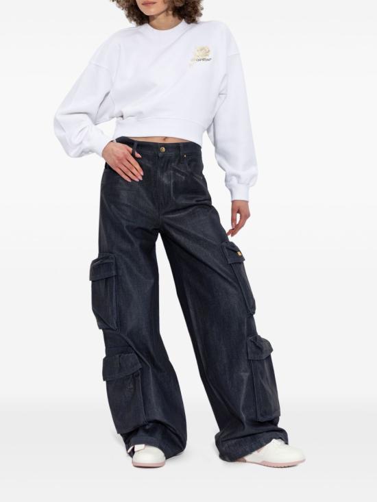 25SS 오프화이트 스웨터 OWBA079S25FLE0010110 WHITE - OFF WHITE