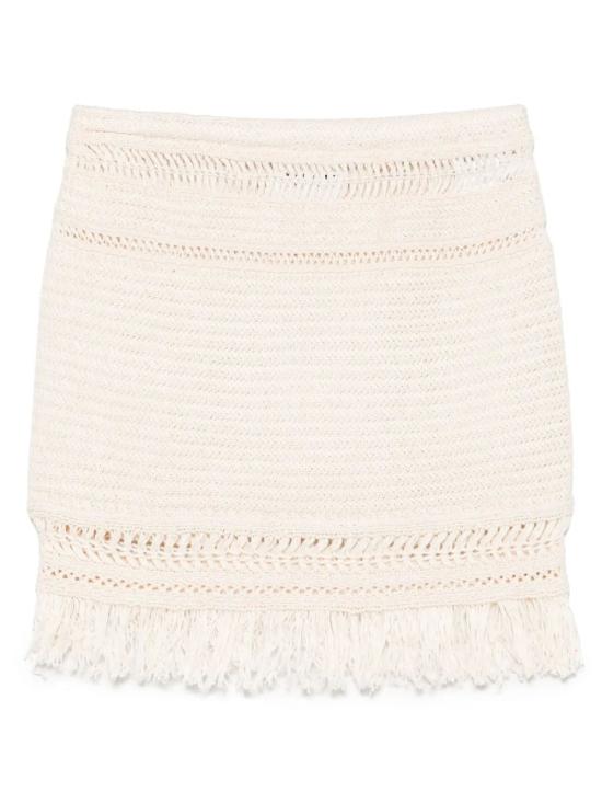 25SS 이자벨마랑에뚜왈 숏 스커트 JU0327FAC1L09E23EC ECRU