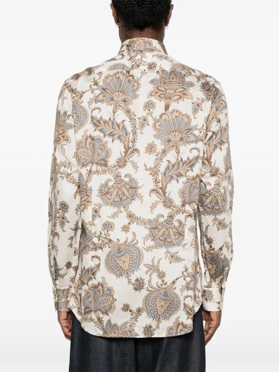 25SS 에트로 긴팔 셔츠 MRIB000199SA5F0X0820 PRINT ON BEIGE BASE - ETRO