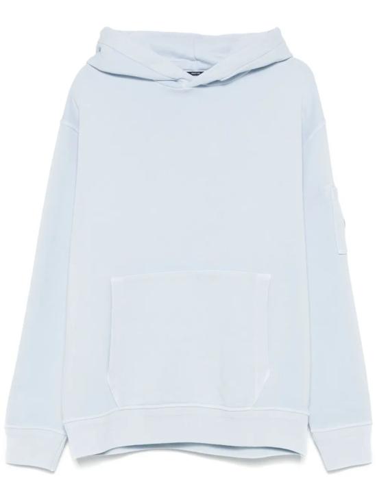 25SS 씨피 컴퍼니 후드 티셔츠 18CMSS099A110044R814 CERULEAN