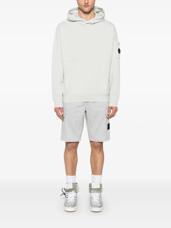 25SS 씨피 컴퍼니 후드 티셔츠 18CMSS099A110044R800 BLUE FOX - C.P. COMPANY