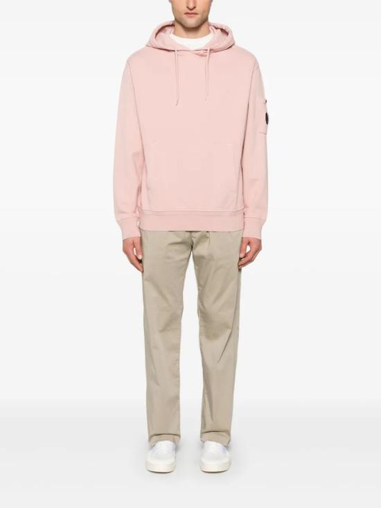 25SS 씨피 컴퍼니 후드 티셔츠 18CMSS099A110044R520 MISTY ROSE - C.P. COMPANY